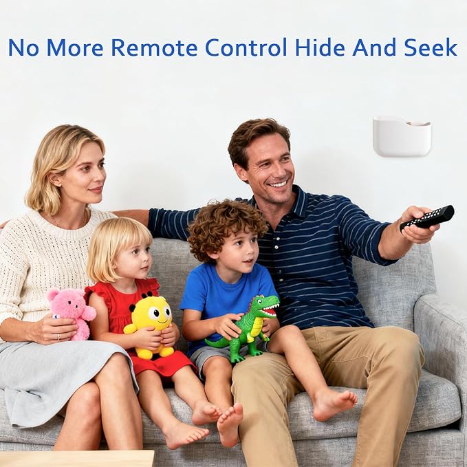 SUNFICON Wall Mount Remote Control Holders 3 Pack Adhesive Media Player - Image 9