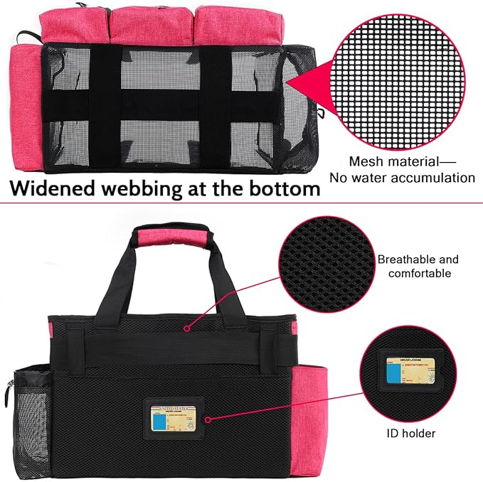 Large Cleaning Caddy Bags Pink - Image 6