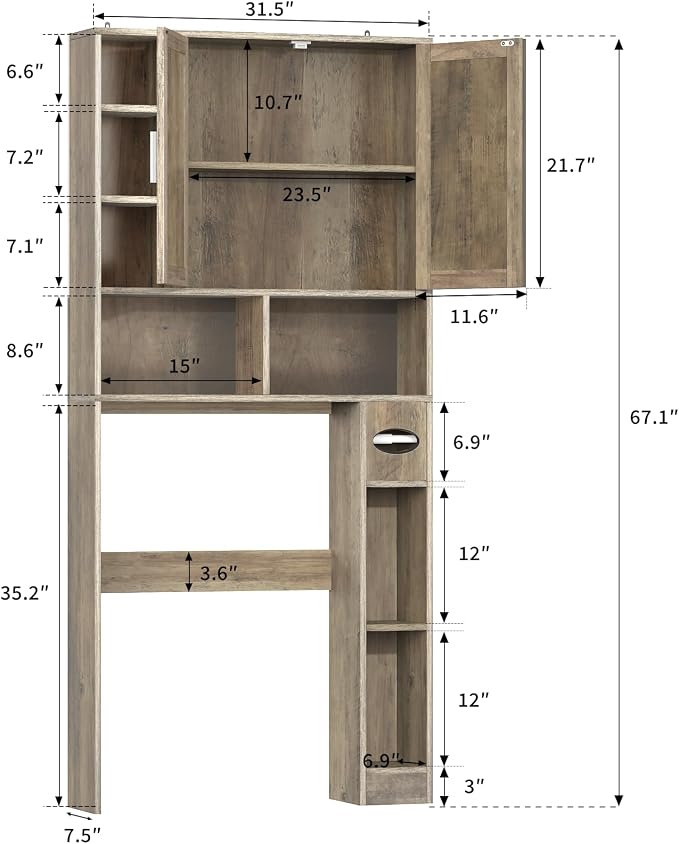 Winkalon Over The Toilet Storage Cabinet - Image 2