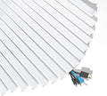 Yecaye 235in Wall Cord Hider for 3-4 Cords, On-Wall Cord Cover Channel by Yecaye