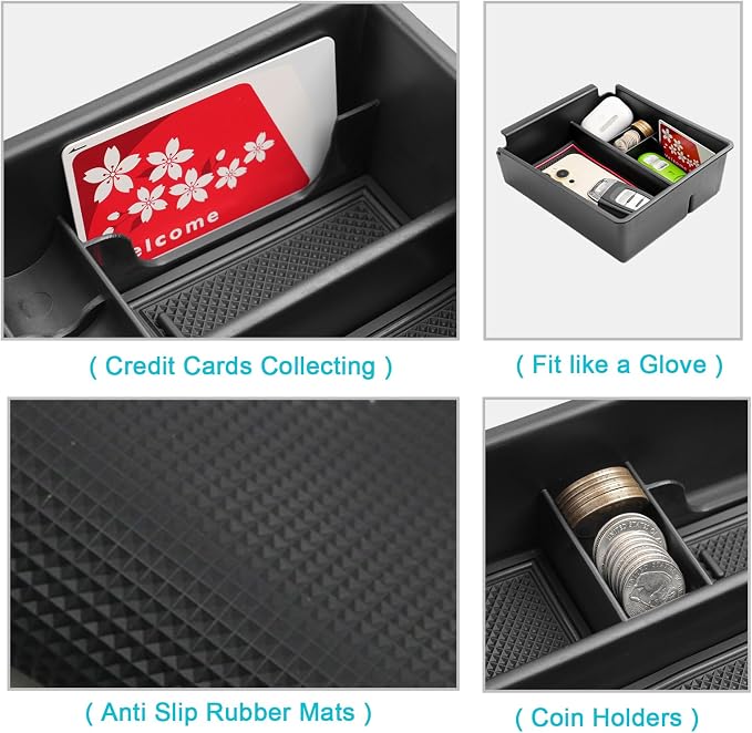 CDEFG for 2025 2026 Hyundai Tucson Center Console Organizer for 2025 2026 - Image 3