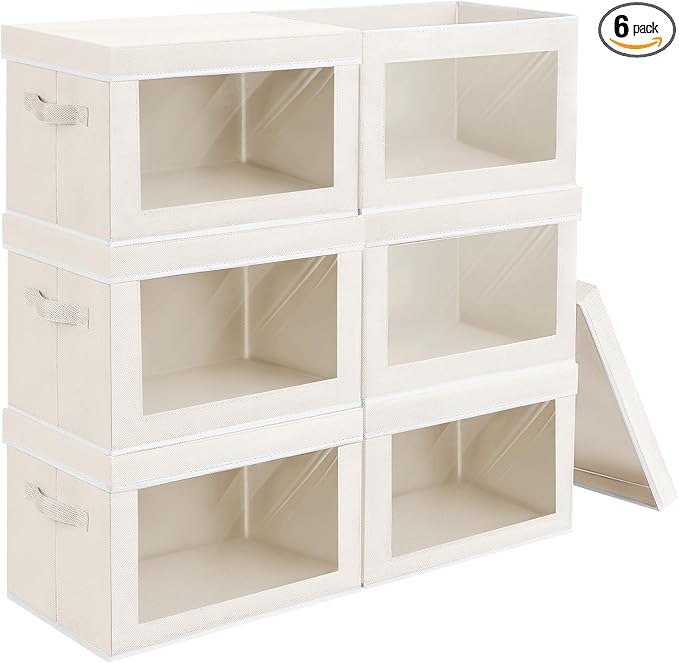 Large Storage Bins with Lids by Homsorout
