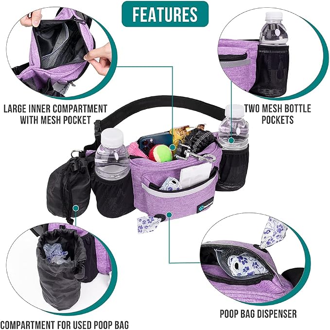 PetAmi Dog Fanny Pack, Treat Pouch - Image 3