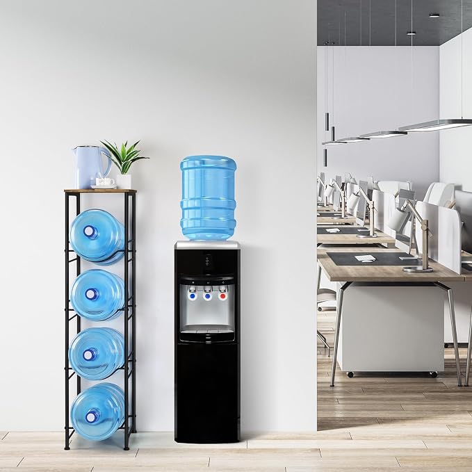 ETELI 5 Gallon Water Bottle Holder Organizer 4 Tier Water Cooler Jug Rack - Image 6