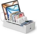 Pezin & Hulin Multi Charger Station Organizer Rack, Bamboo Cable Management Box by Pezin+%26+Hulin