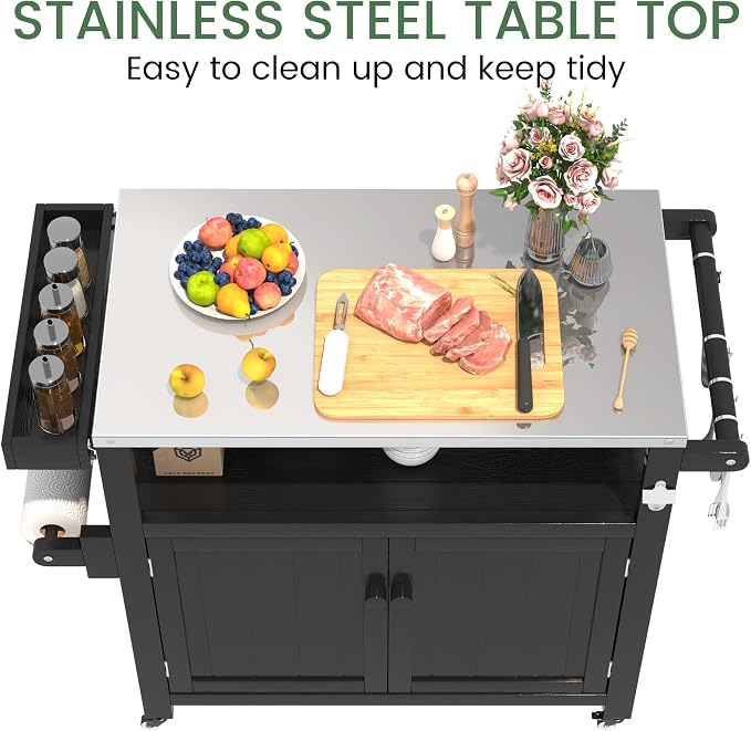 Weatherproof HIPS Outdoor Kitchen Island - Image 4