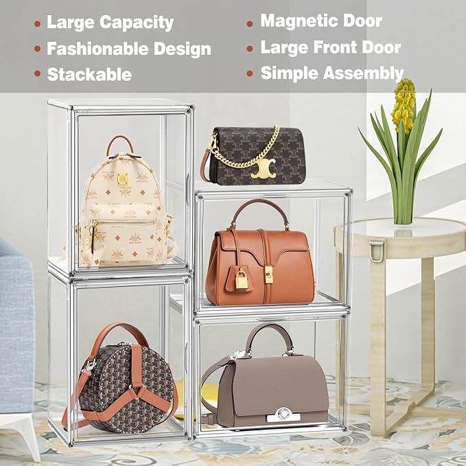 XX-Large Acrylic Display Case 11.4'' x 9.8'' x 15.3'', Boot Boxes - Image 6