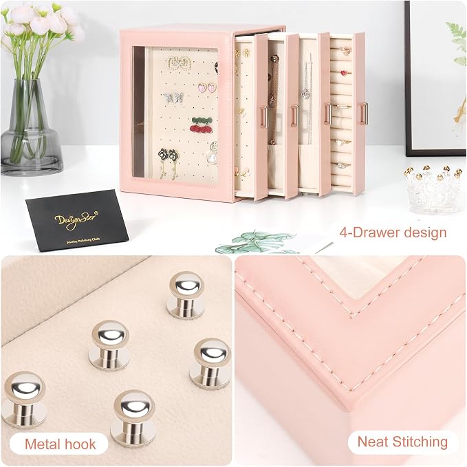 DesignSter Jewelry Box Organizer, Jewelry Box - Image 6