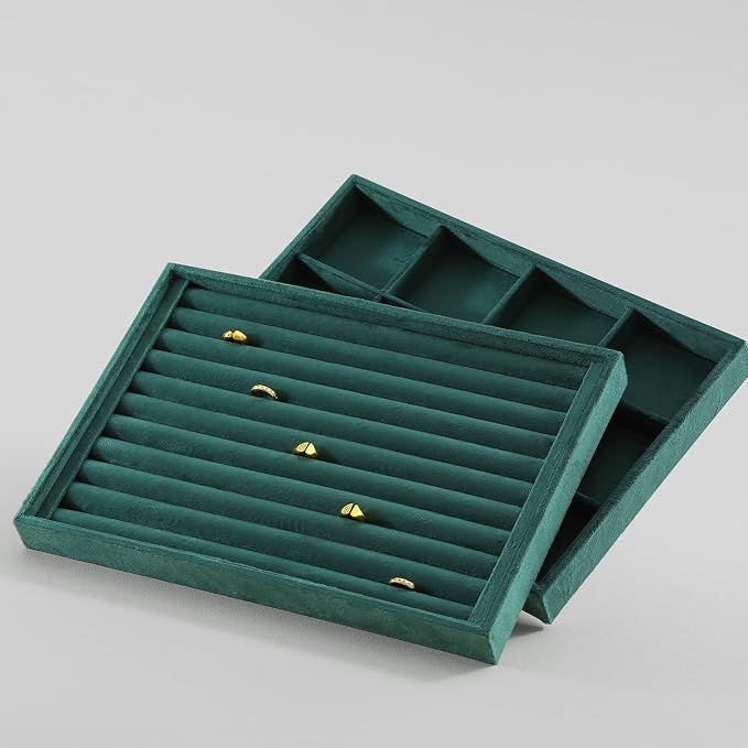Ring Tray, Velvet Jewelry Trays, Premium Ring Display Case, Luxury Stud Earring - Image 5