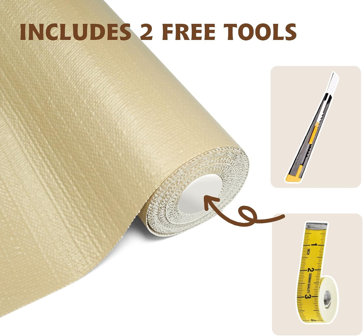 Shelf Liners for Kitchen Cabinets 12in x 30FT, Non Adhesive Drawer
