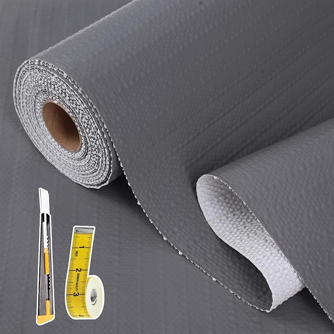 Drawer and Shelf Liner for Kitchen Cabinet: 23in X 90 Ft Non Slip Waterproof by Kimhan