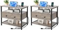 27 Inch Wide Night Stand Set 2 by Edbuosy