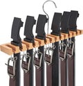 Belt Hanger Organizer for Closet: Ohuhu 2 in 1 Wall Mount Hanger 14 Slots+13 by Ohuhu