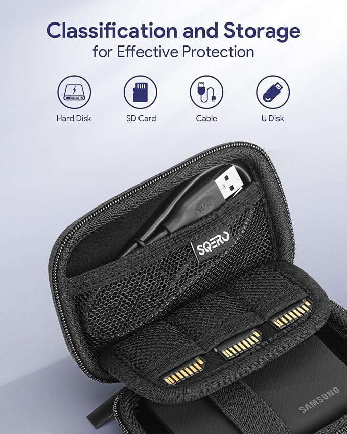 SSD Hard Case Compatible with Samsung T9/T7 Shield/T7 Portable SSD Drive USB 4TB - Image 2