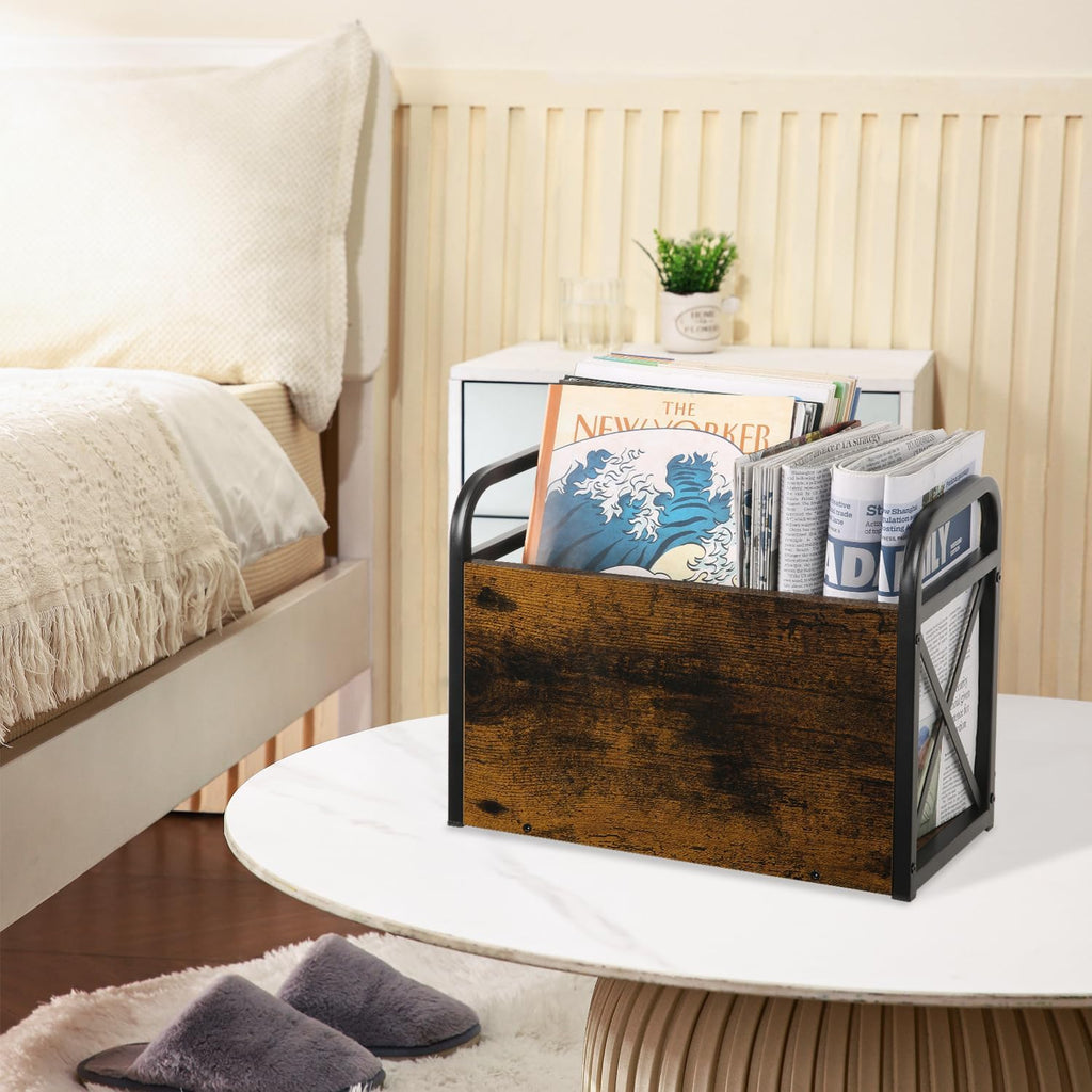 Magazine Holder, Magazine Rack Floor, Magazine Storage Basket, Folder