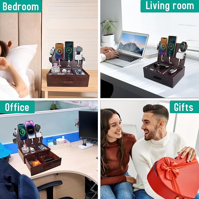 Wood Phone Docking Station - Image 8
