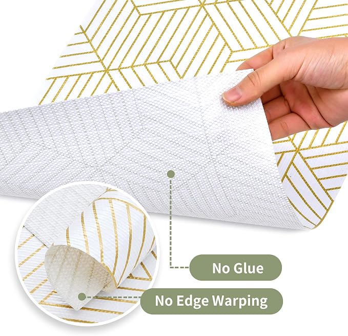 Shelf Liners for Kitchen Cabinets 17in x 40FT, Non Adhesive Cabinet Liner - Image 8