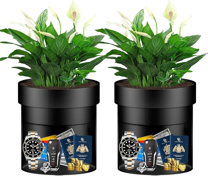 Sdstone 2pack Flower Pot Diversion Safe by Sdstone