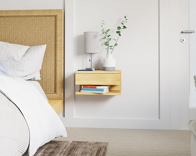 Floating Nightstand Side Accent or End Table - Image 7