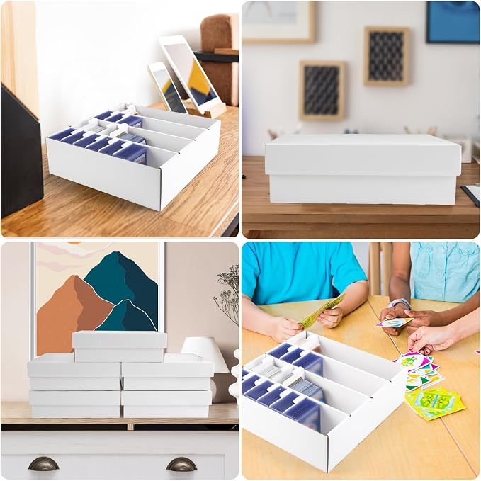 Trading Card Storage Box, 4 Row 3200 Count Collector Cards Box - Image 6