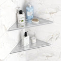 Corner Shower Shelves, 12” Recessed Tile Shower Shelf, 304 Stainless Steel by Qeke