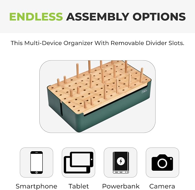 Prosumer's Choice Bamboo Charging Station - Image 5