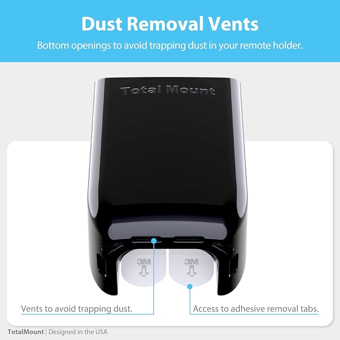 TotalMount Hole-Free Remote Holders – Eliminate Need to Drill Holes in Your Wall - Image 7