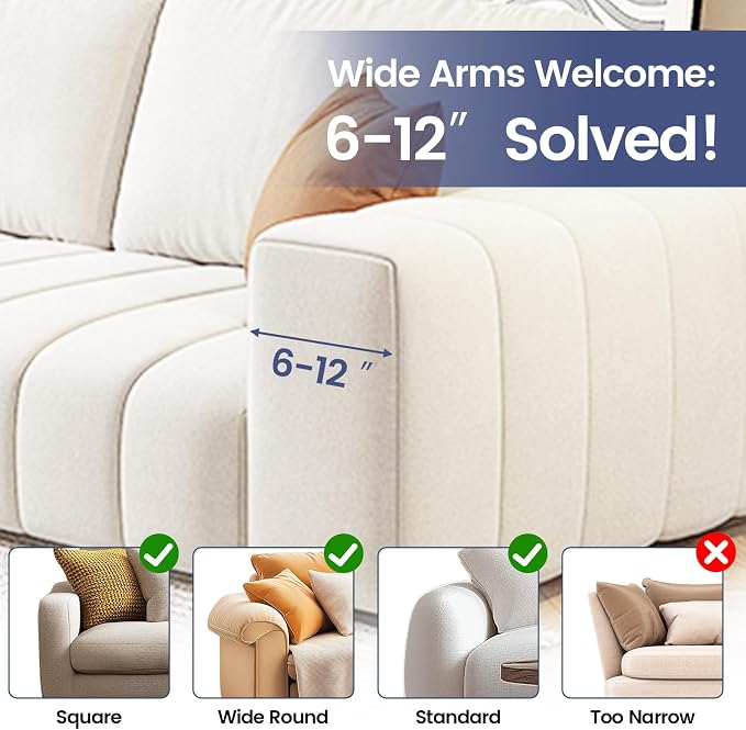 Couch Cup Holder Tray, Silicone Sofa Armrest organizer - Image 5