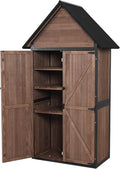 Outdoor Storage Shed with Metal Frame, Garden Storage with Adjustable Shelfs by GUTINNEEN