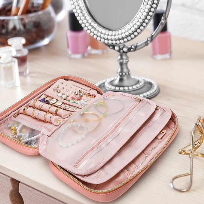 emissary Jewelry Organizer Case Travel Jewelry Storage Bag - Image 6