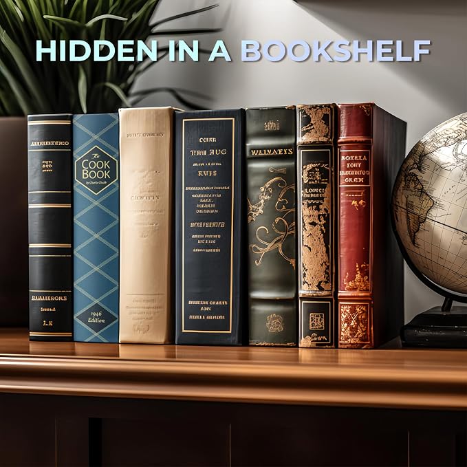 Book Safe with Combination Lock, Hidden Safe with Fireproof Bag, Secret - Image 4