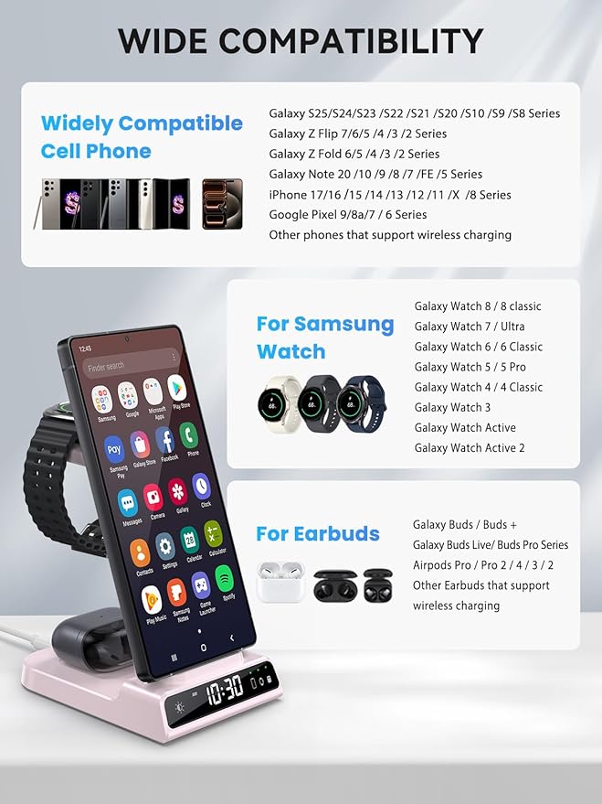 Wireless Charger for Samsung Charging Station - Image 3