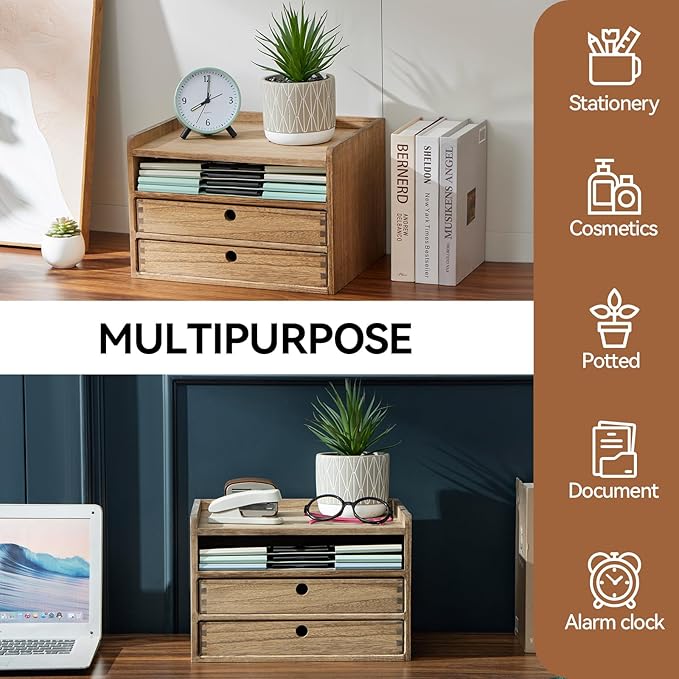 KIRIGEN Desktop Organizer Cabinet - Image 5