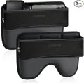 Coverado Universal Car Seat Gap Filler Organizer, Premium Suede Leather Car by COVERADOAUTO