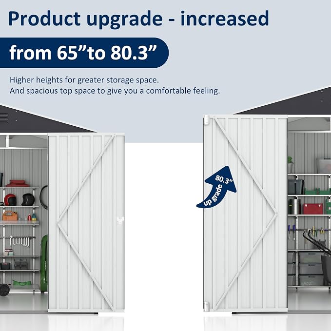 10x10 FT Storage Shed, Garden Shed - Image 6