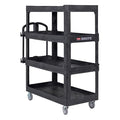 New Rubbermaid Commercial Products 4-Shelf Utility/Service Quad Cart, Heavy by RubbermaidCommercialProducts