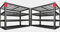 62" Wide Heavy Duty Garage Shelving Units, Steel Shelf, Large Storage Rack by SKZNSA