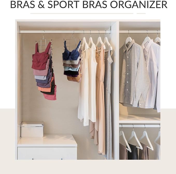 ZEDODIER 6 Pack Tank Top Hanger Space Saving, Bra Hangers - Image 5