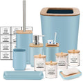 IMAVO Bathroom Accessories Set, 11 Pieces Bathroom Accessory Set, Trash Can by IMAVO