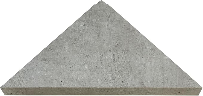 Palisade Vinyl Waterproof Corner Shower Shelf in Frost Nickel - Image 4
