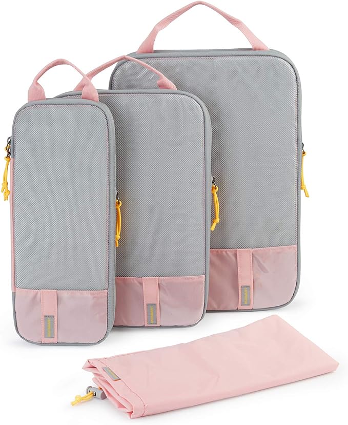 BAGSMART 6 Set /4 Set/2 Set Compression Packing Cubes by BAGSMART