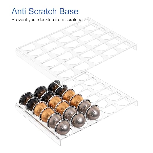 Eujgoov Coffee Capsule Storage Tray 25 Pods Holder Drawer - Image 7