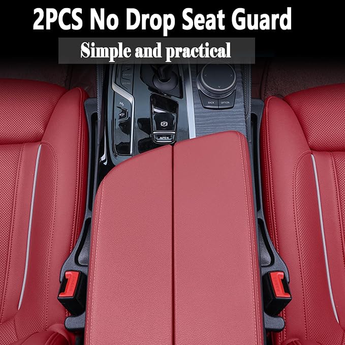 Car Seat Gap Filler, car in between seat catcher 2-Pack No-Drop Seat Side Gap - Image 3