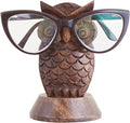 Stocking Stuffers Wooden Owl Glasses Holder Night Stand Reading Eyeglass by EximiousIndia