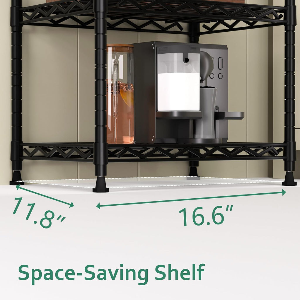 GIOTORENT 6-Tier Storage Shelves Standing Shelving Metal Units