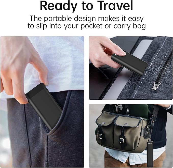 BUDI Pop-up Design 30 Slots Memory Card Case Crush & Shockproof Wallet - Image 2