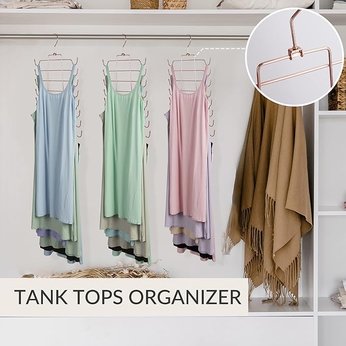 ZEDODIER 2 Pack Tank Top Hanger Space Saving, Bra Hangers - Image 4