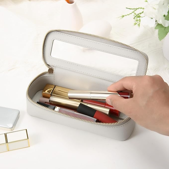 Aveniee Clear Makeup Brush Bag, Slim Brush Holder Cosmetic Case, Small Travel - Image 6