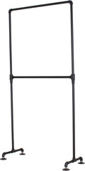 Industrial Pipe Double Rail Clothing Rack by William Robert's Vintage by WilliamRobertsVintage