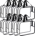 8 Packs XL Toy Storage Bags, Reusable Clear PVC Board Game Storage